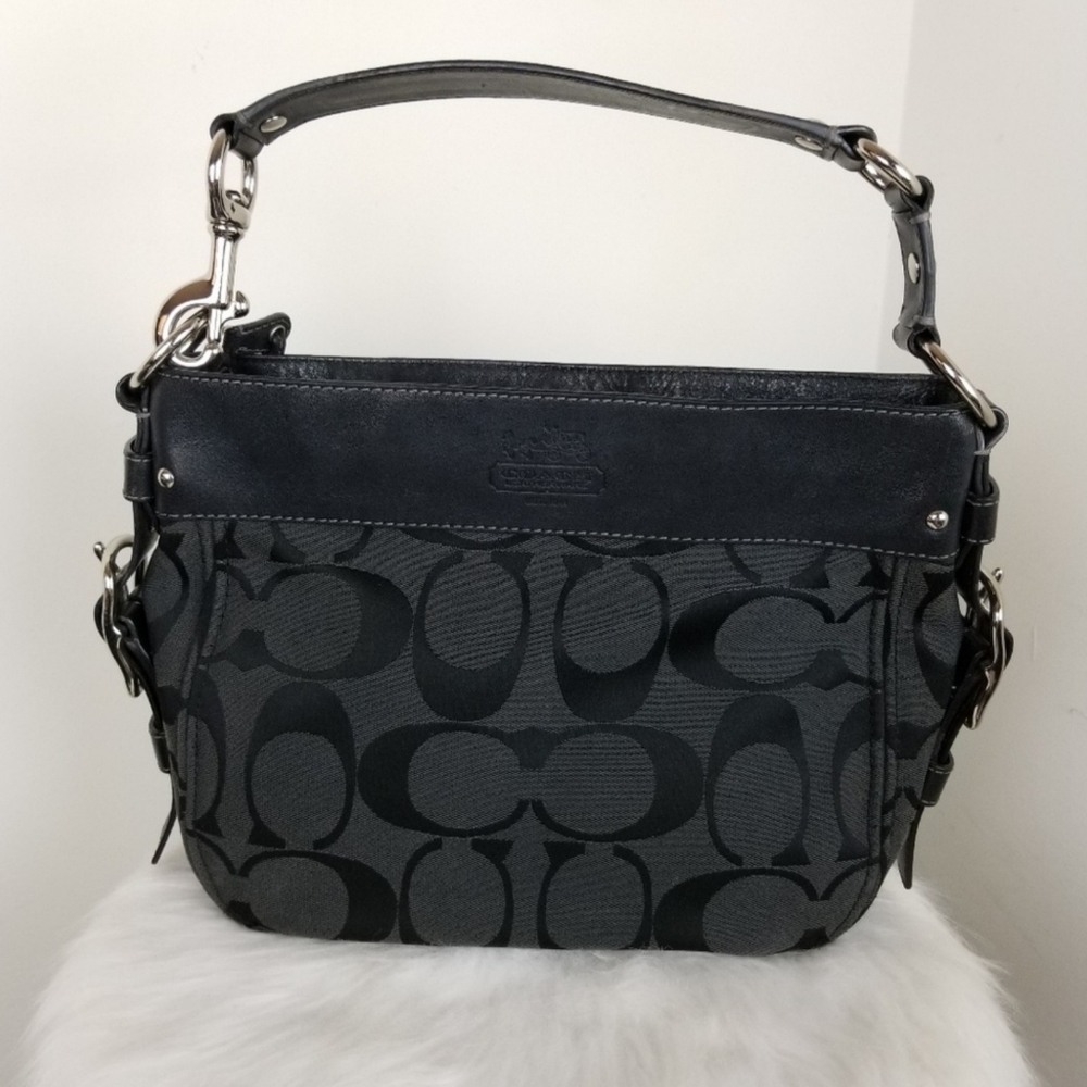 Coach Large Zoe Black Hobo Bag. Gem